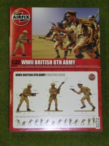 Airfix WWII British 8th Army 1:32 Scale Serie completa 14  Plastic Figures 