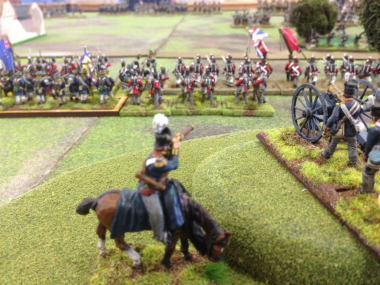 Mercer observes the French advance!