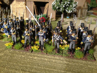 The Prussian advance was halted when the Park keeper shouted 'get off them flowers!'...