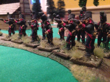 60th Rifles prepare to fire!
