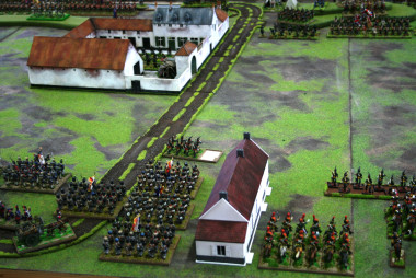 The French comence their advance down the main road to Brussels!