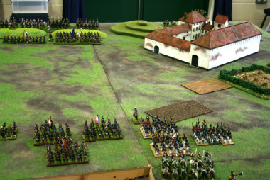 French Columns march against Papelotte. 