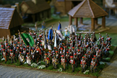 Hanoverian Brigade advances out of Little Bingham!
