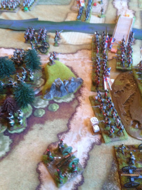 Italians hold their ground in defensive position at the wood
