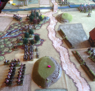 Italians & Polish take up position on their new battlefield!