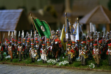 hanvoverian brigade close up - Command Figures