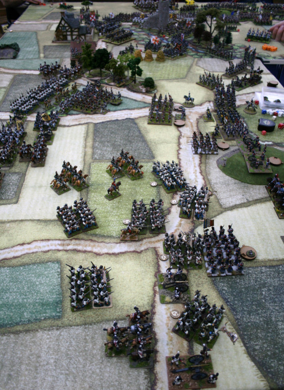 Turn 8 The Austrian right pushes the French back