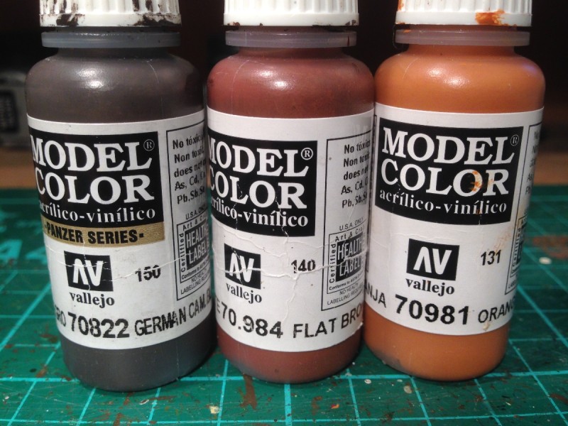Colour palette for first batch of horses