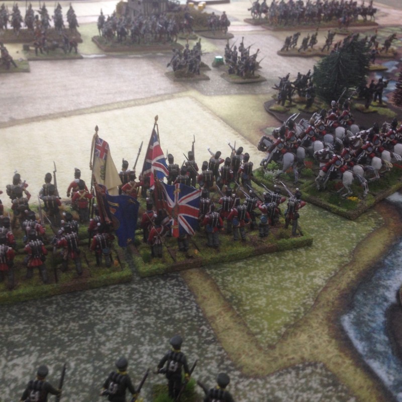 The Scots Greys prepare to charge