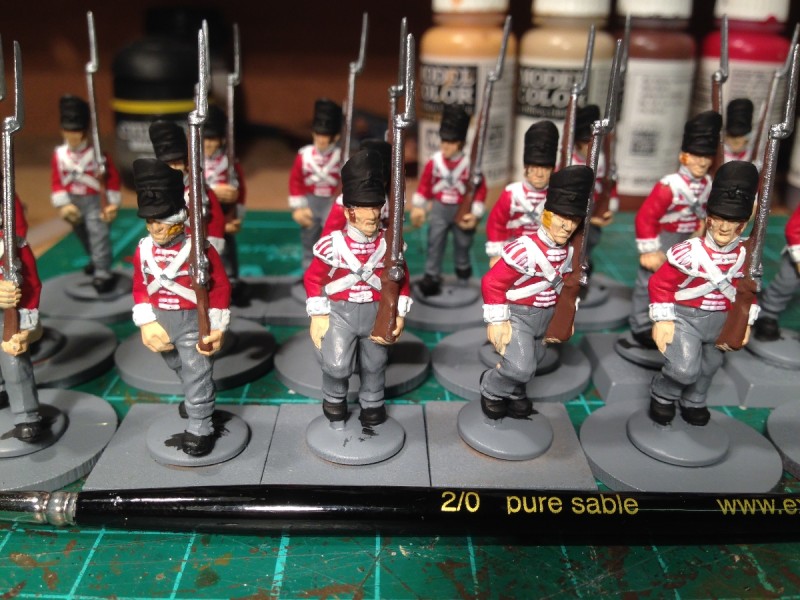 The 32nd battalion of foot starts to take shape! 