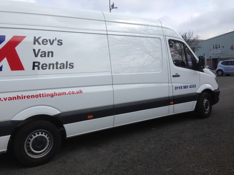 Kev's Van hire, our transport to Salute!