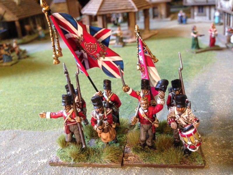 32nd Cornwall Regiment now with flags!