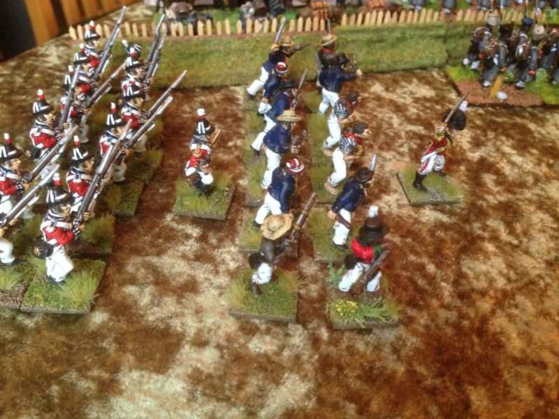 British forces gather to start the retreat.