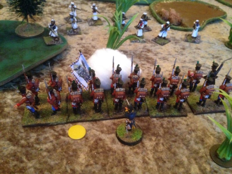 The Austrian Grens fight off the first attack!