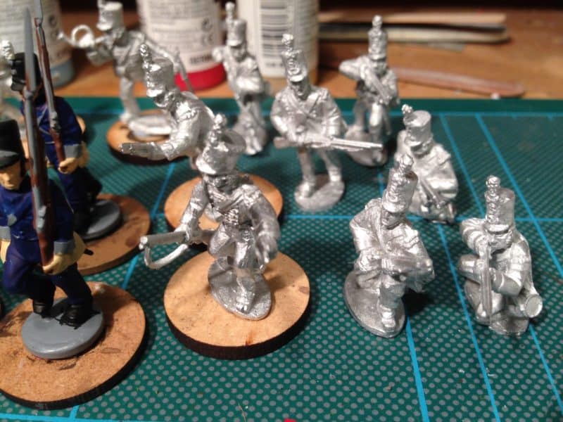 Cacadores ready for priming
