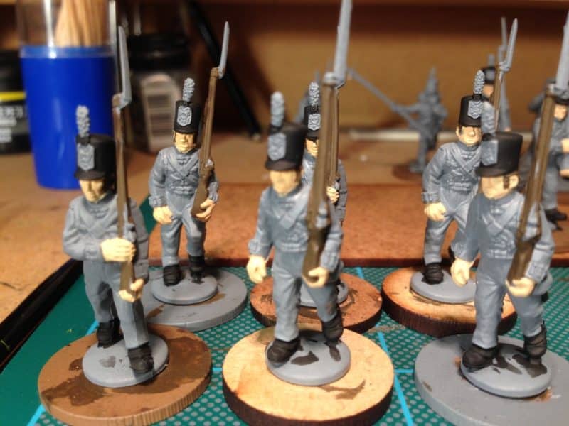 First batch primed and first colours applied