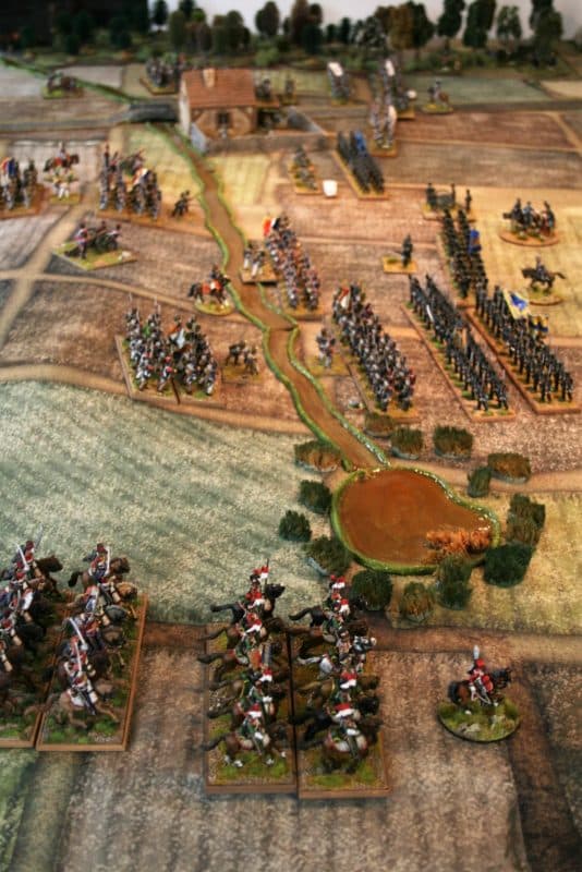 Brunswickers hold steady, whilst the French Cavalry are waiting to pounce!