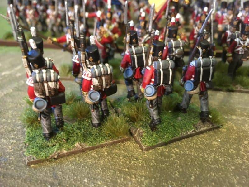 Rear of Grenadier Company - tufts added