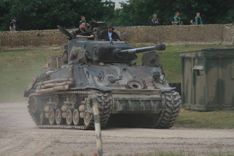 Sherman M4A2E8 'Fury' arrives in the arena