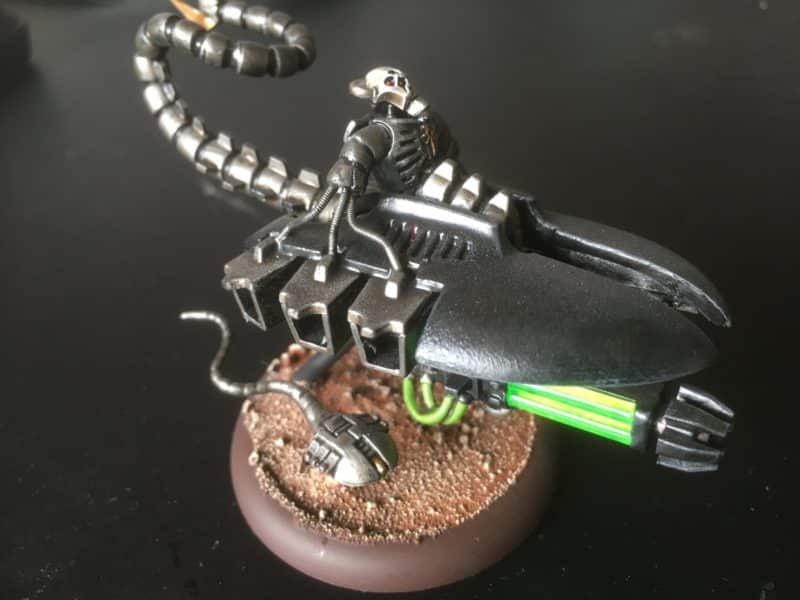 Necron Destroyer variant with 'drone 'Scarab.