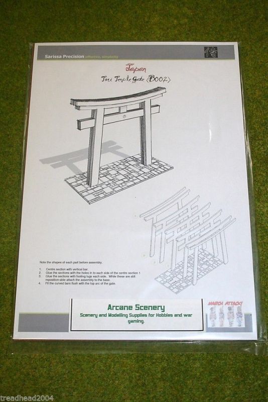 Japan-TORI-TEMPLE-GATE-SAMURAI-JAPANESE-28mm-Laser-cut-MDF-scale-Building-B002-181361053102