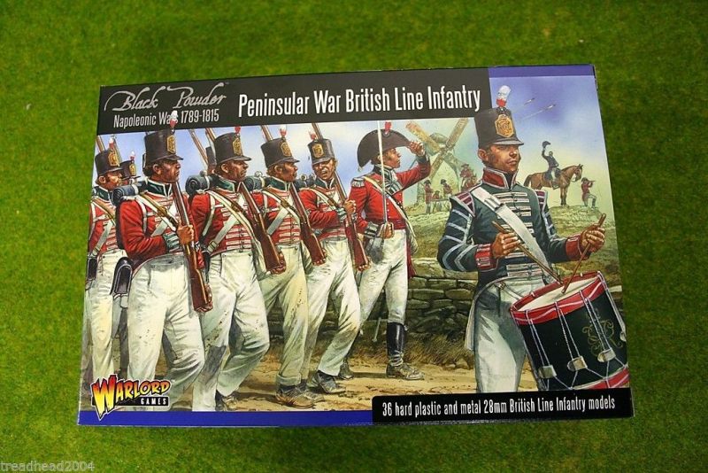PENINSULAR-WAR-BRITISH-LINE-INFANTRY-Black-Powder-28mm-Napoleonic-Wars-400680035203