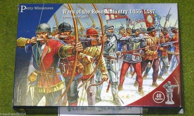 Perry-Miniatures-WAR-OF-THE-ROSES-INFANTRY-1455-1487-28mm-plastic-boxed-set-380871945137