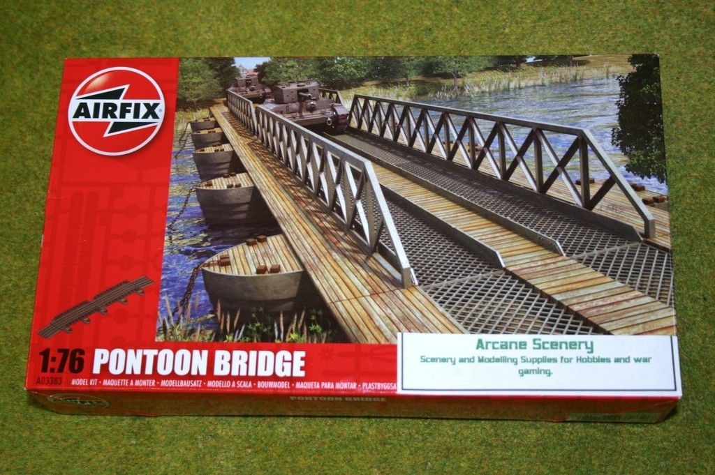 Pontoon Bridge 1/76 Scale Airfix Military Model Kit | ARCANE Scenery 