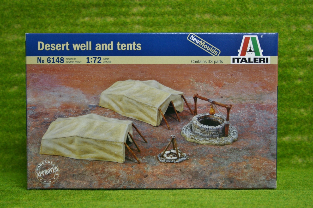 Italeri Model Kit 6148 Desert Well and Tents 1 72 Scale USA for sale online