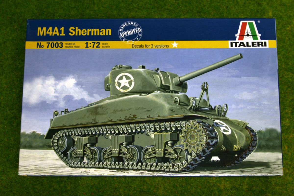 M4 A1 Sherman Tank 1/72 Scale Italeri Military Kit 7003 – ARCANE ...