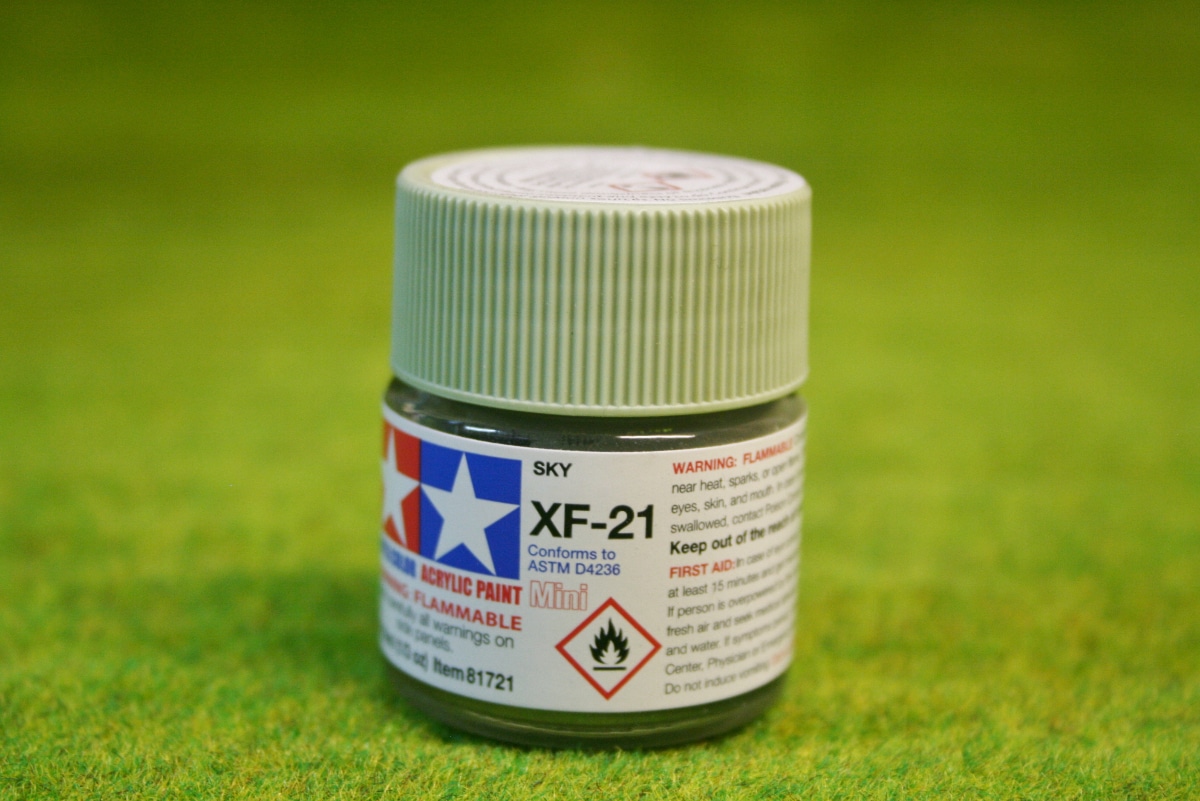 Tamiya Acrylic Model Paints: Sky (XF-21)