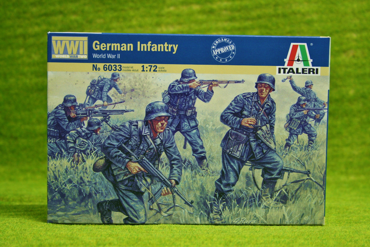 German Infantry WWII 1/72 Scale Italeri Kit 6033 – ARCANE Scenery and Models