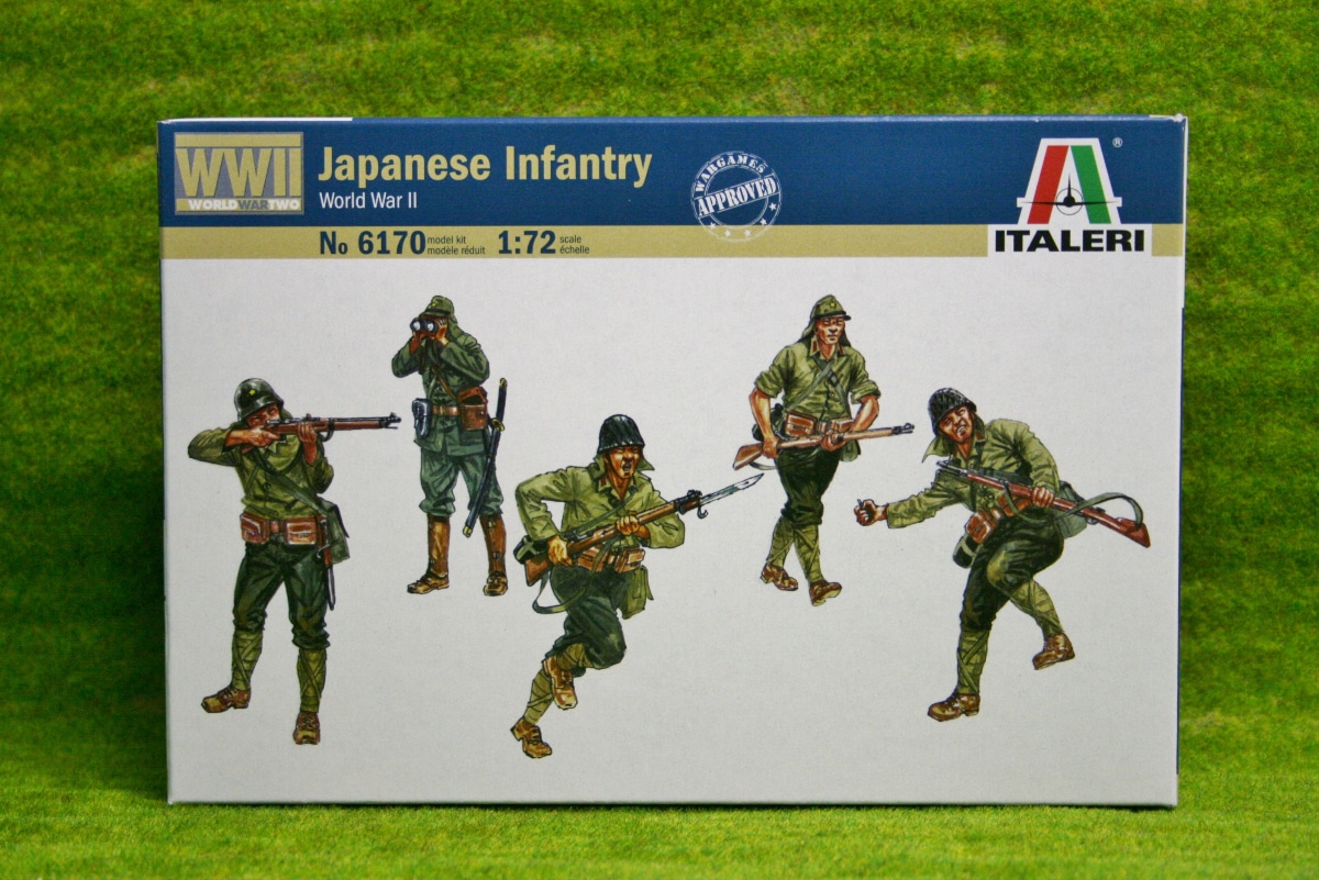 Italeri 6170 1/72 Scale Military Figures Model Kit WWII Japanese
