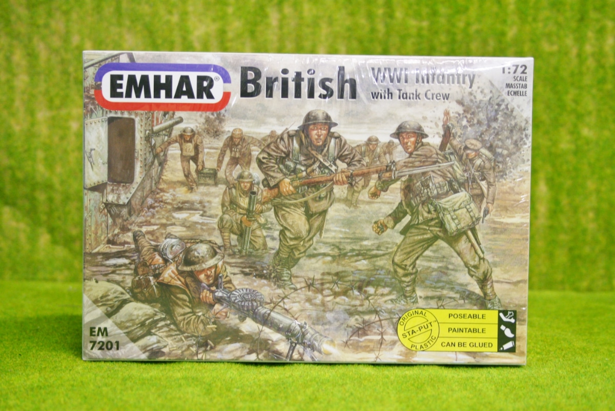 WW1 British Infantry with Tank Crew 1/72 Emhar 7201 – ARCANE Scenery ...