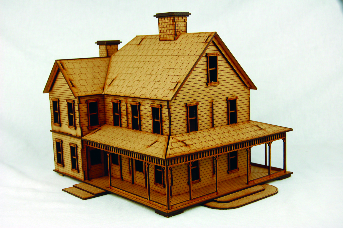 Old West Cowboy Building CATTLE BARON’S RANCH HOUSE 25mm, 28mm Terrain ...