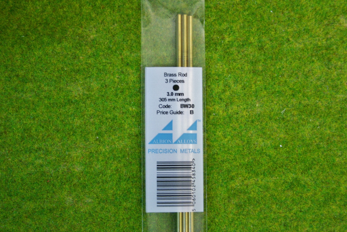 Albion Alloys ROUND NICKEL SILVER ROD 0.45mm NSR045 ARCANE Scenery