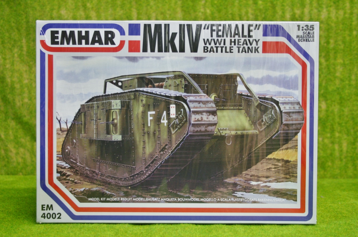 Emhar WW1 MKIV FEMALE Tank 1/35 Scale kit 4002 ARCANE Scenery and Models