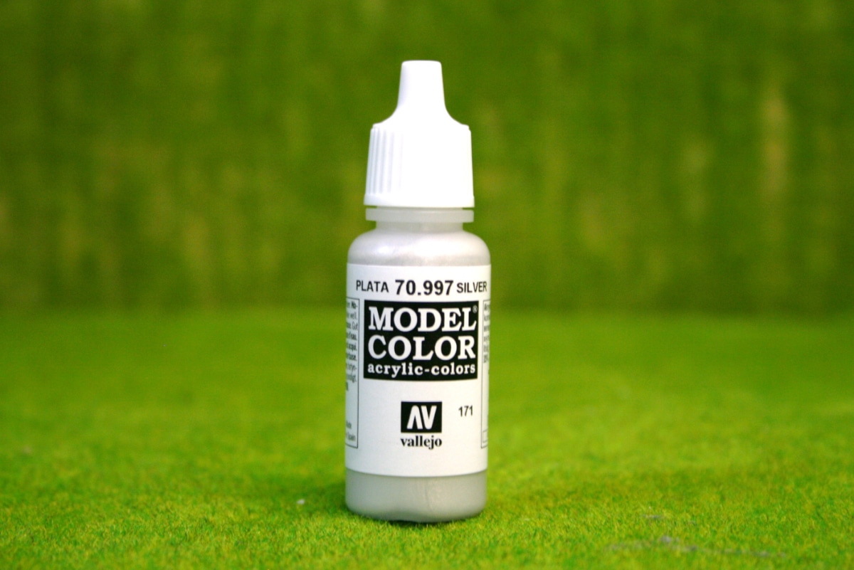 Vallejo Model Color SILVER Acrylic Paint 70997 ARCANE Scenery and Models