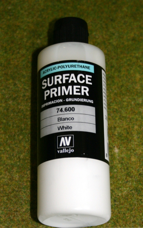 Vallejo Model Air 200 mls SURFACE PRIMER WHITE 74600 Acrylic Airbrush