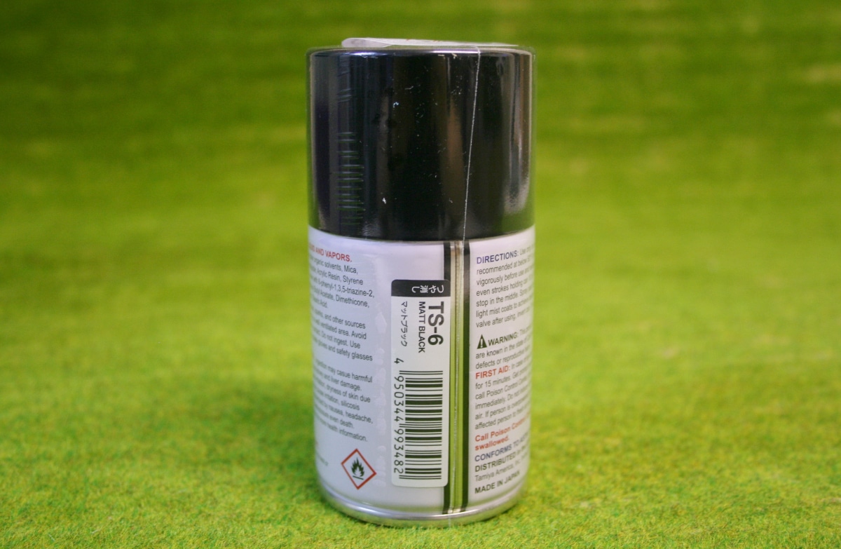 Tamiya ACRYLIC MATT BLACK 100mls Spray paint TS6 ARCANE Scenery and