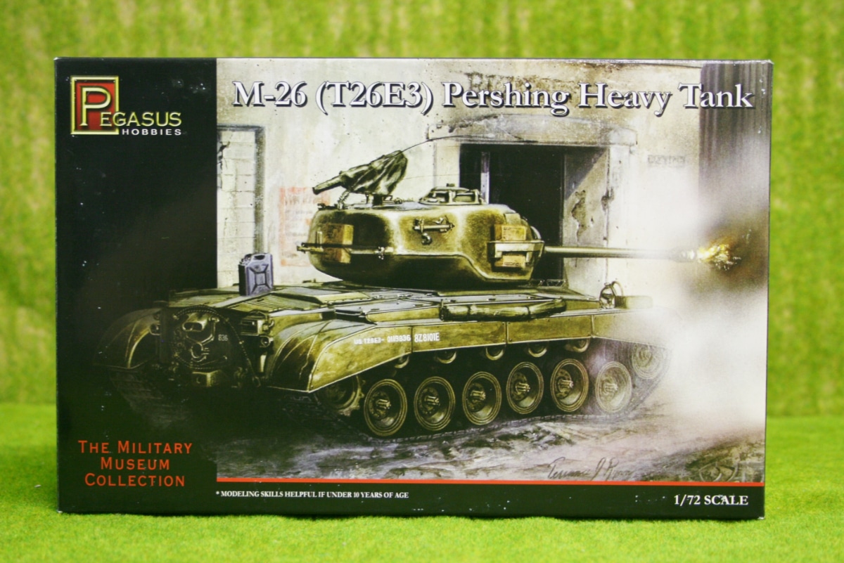 Pegasus 1/72 WW2 M-26 (T26E3) PERSHING HEAVY TANK 7505 – ARCANE Scenery ...