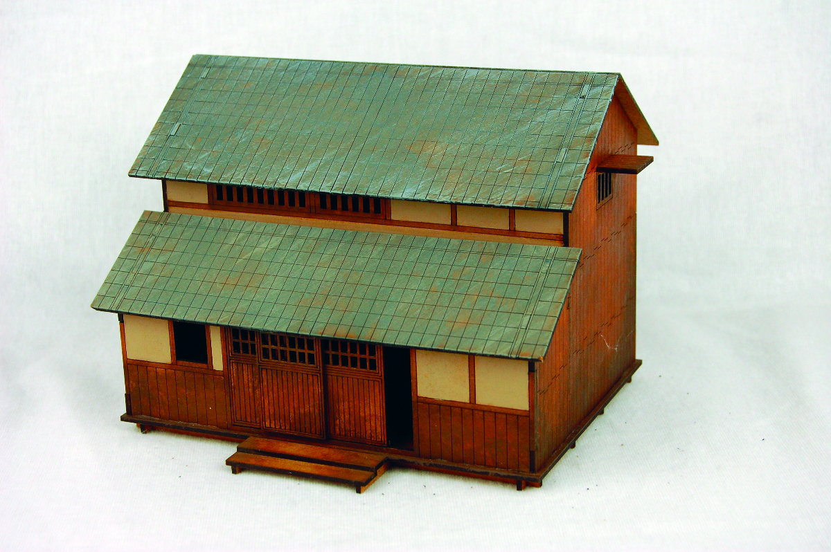 Japan SHOP or TOWNHOUSE SAMURAI/ JAPANESE 28mm MDF Building B005 ...