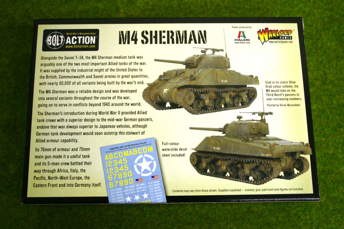 M4 Sherman Bolt Action Warlord Games 28mm Arcane Scenery And Models