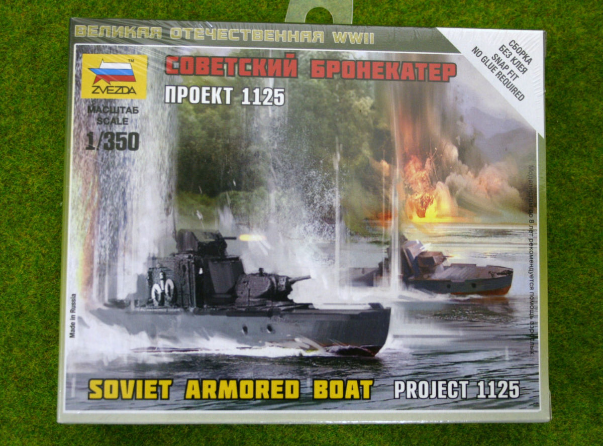 Soviet Armoured Boat 1/350 Ship Model Kit Zvezda 6164 