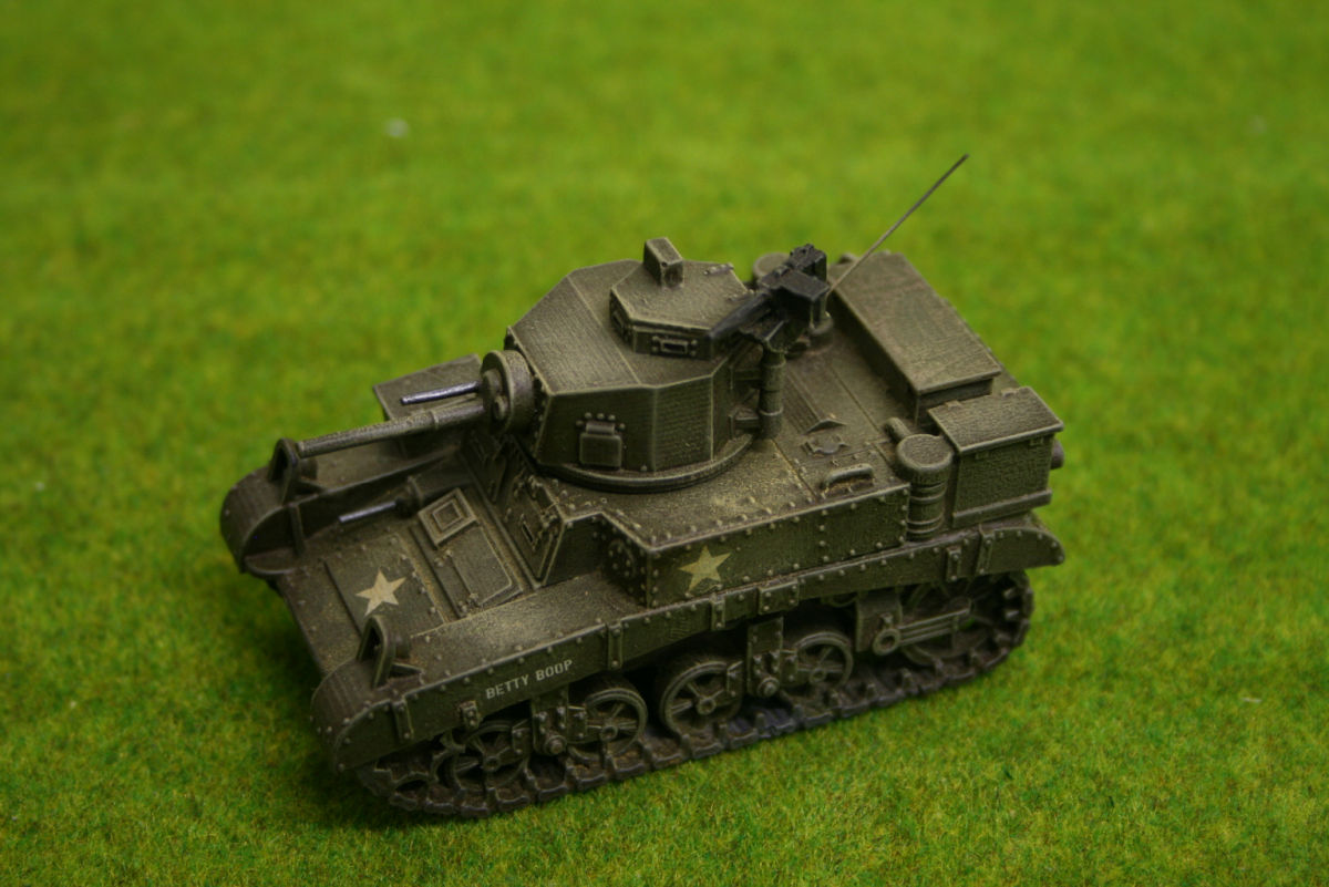 Ww2 Allied ‘honey M3 Stuart Early Model 156th Scale 28mm Blitzkrieg