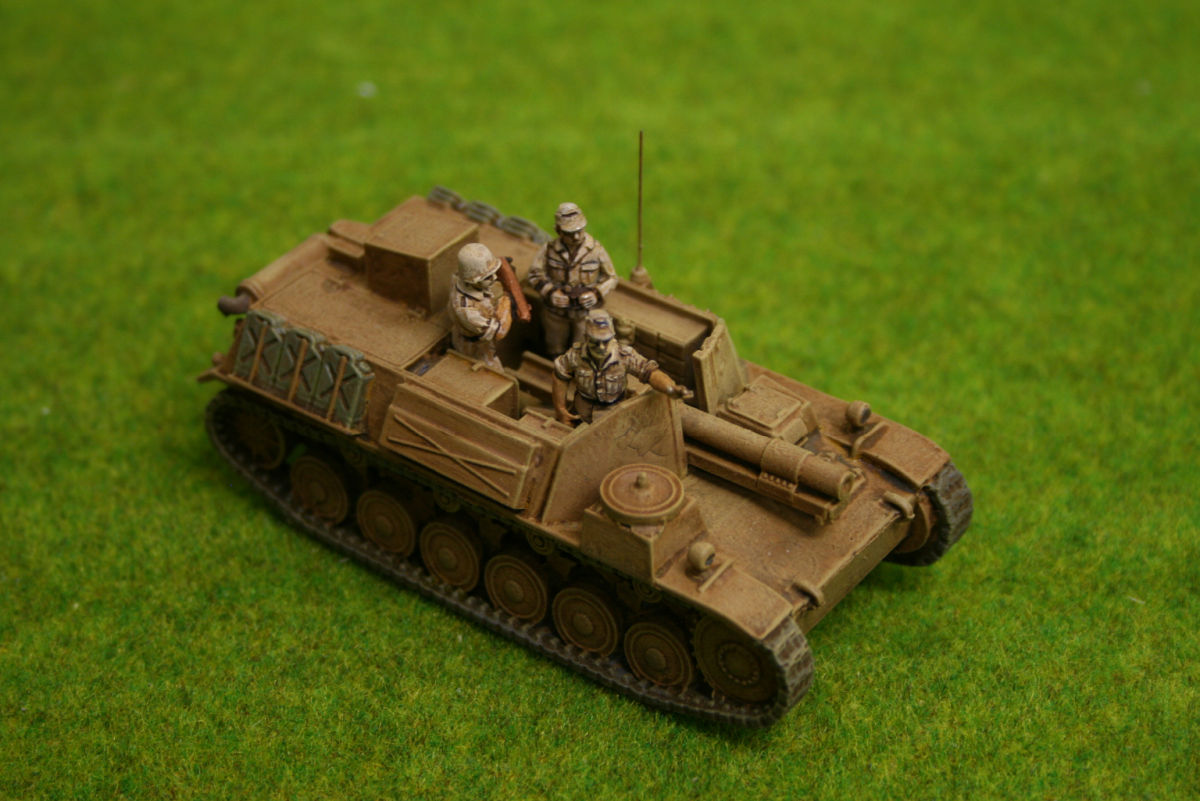 WW2 GERMAN SIG 33 SELF PROPELLED GUN 1/56 scale – 28mm Blitzkrieg ...