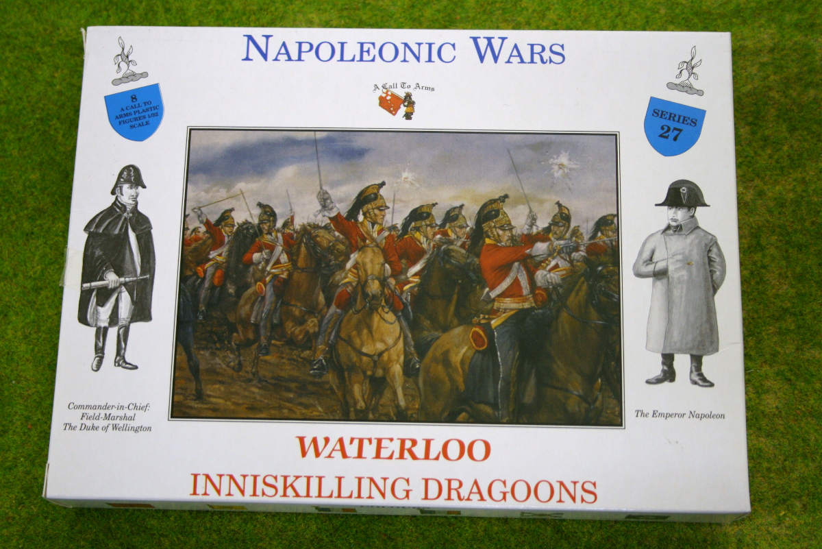A Call To Arms Waterloo Inniskilling Dragoons Napoleonic Wars Soldier Kit 1:32 