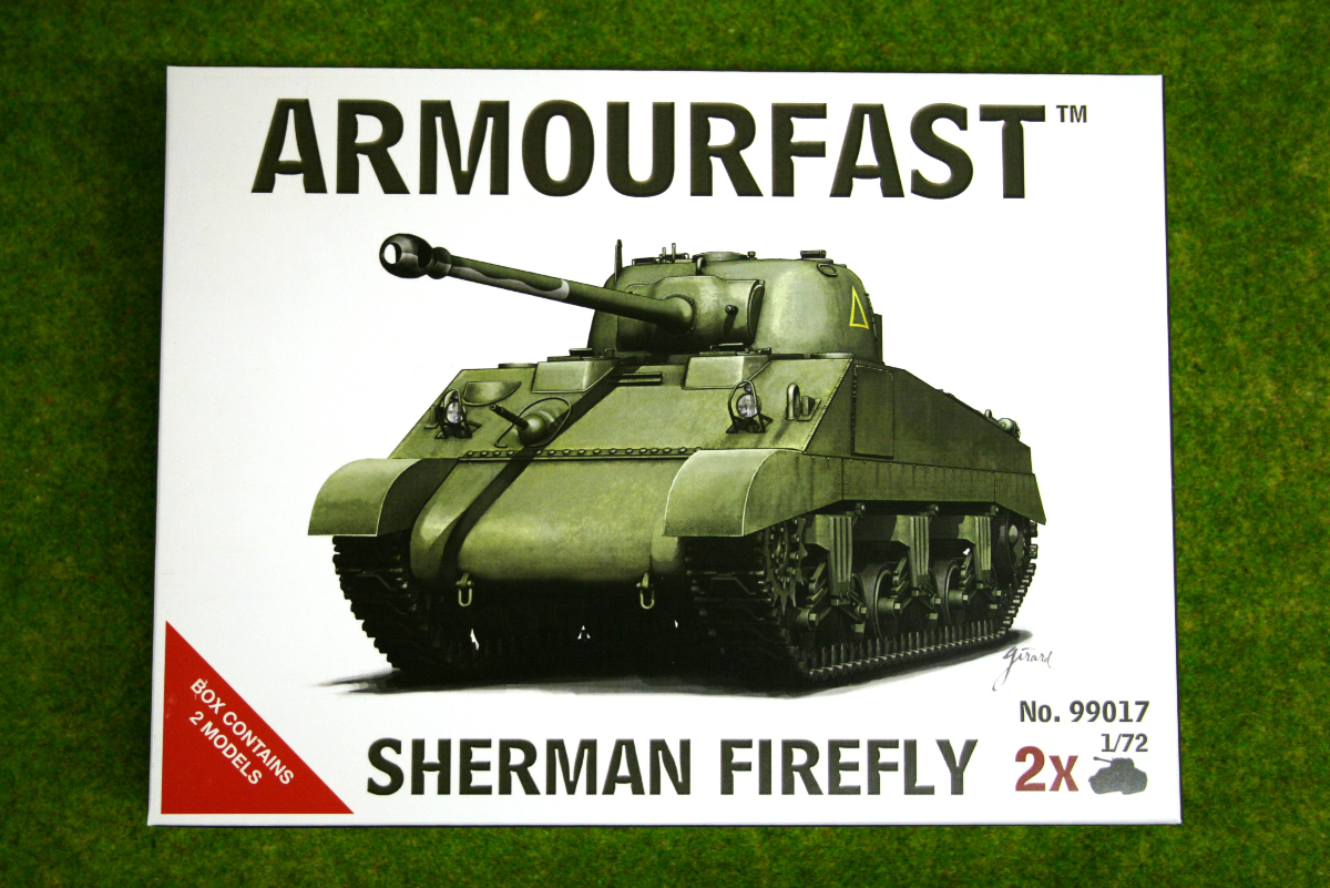 Armourfast SHERMAN FIREFLY x 2 WWII Tank 1/72 99017