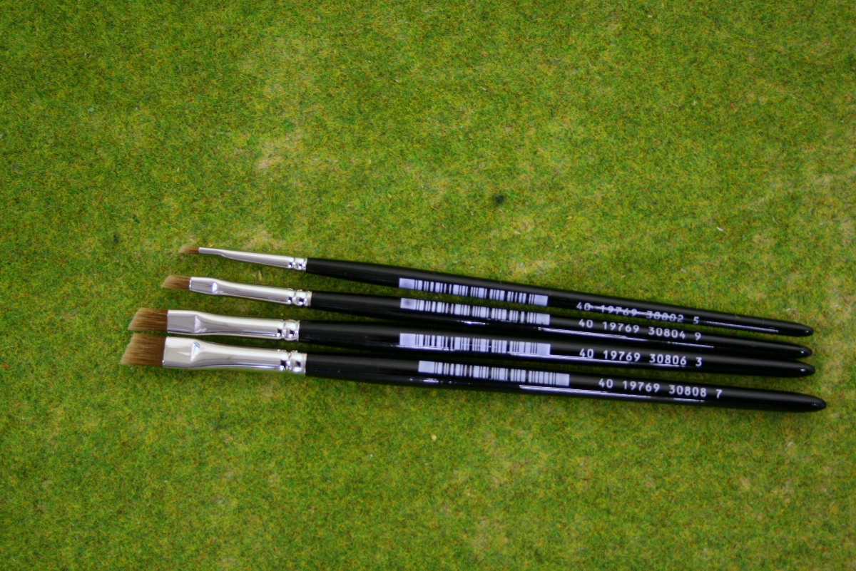 DRY BRUSHES Set of 4 Nylon brushes for Dry Brushing. Expo 45300