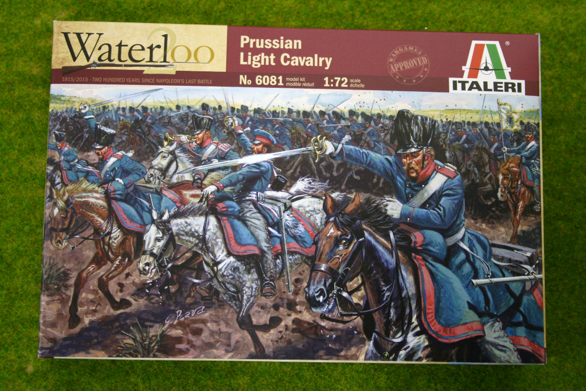 Prussian light Cavalry Waterloo 200 1/72 Italeri Napoleonic set 6081 ...